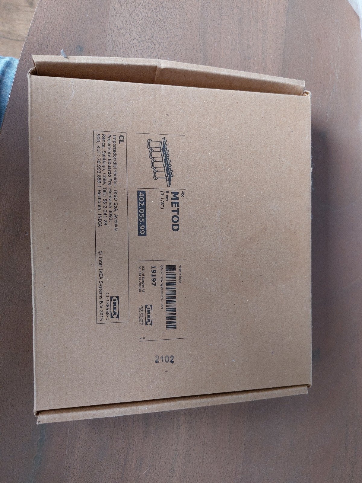 IKEA METOD Poten 8 cm (4 stuks) - Nieuw in doos, Ophalen, Nieuw