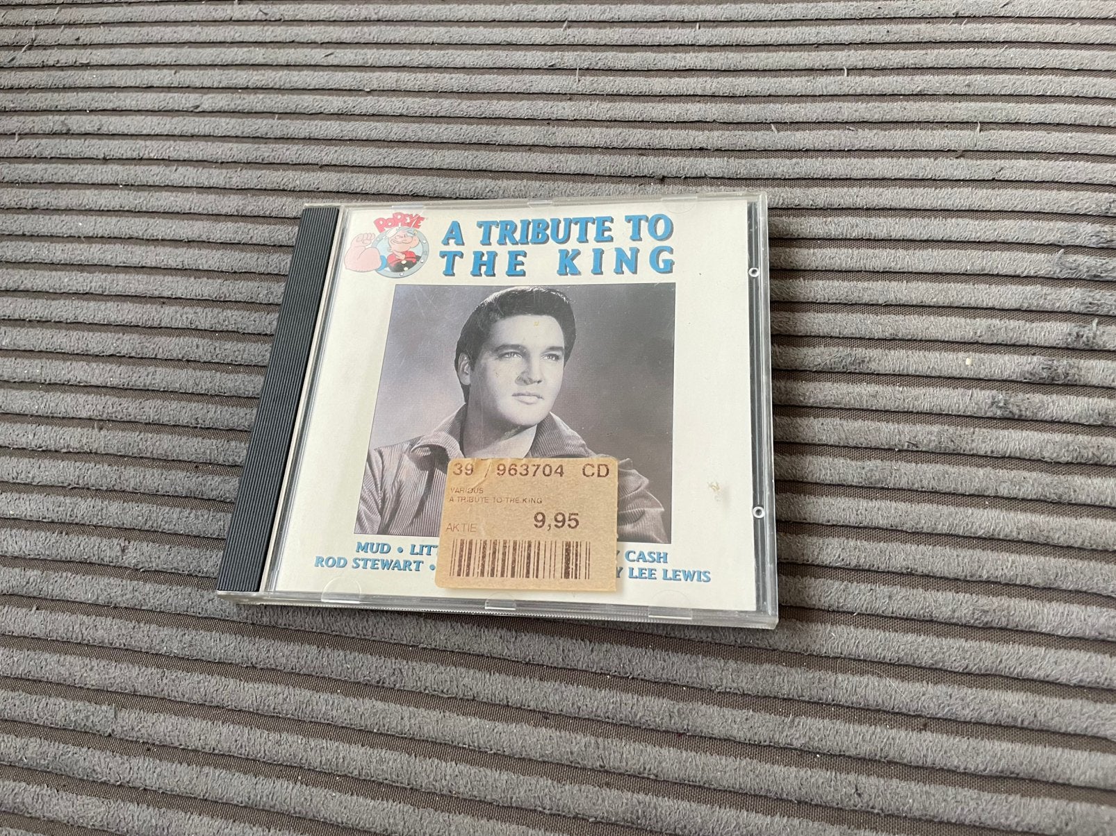 CD a tribute to the king Elvis Presley Popeye, Ophalen of Verzenden, Pop, Overige typen
