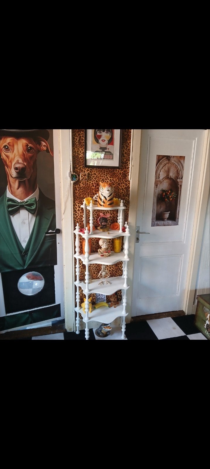 etagere display kast, Huis en Inrichting, Ophalen, Gebruikt