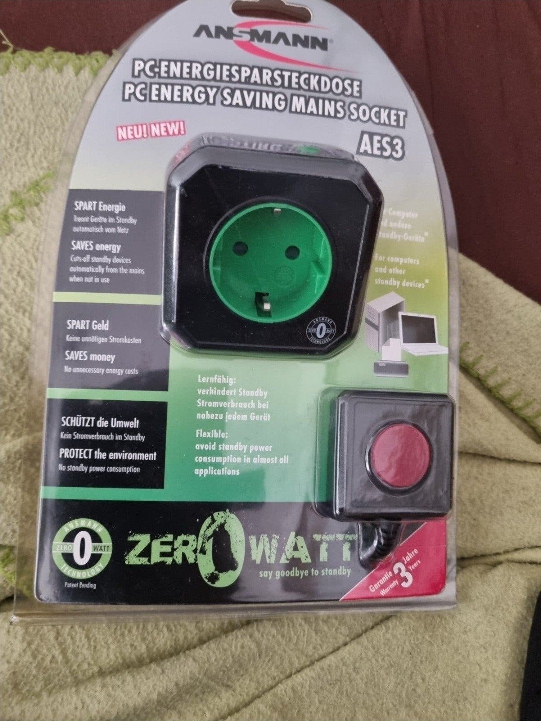 Ansmann Zero Watt Energiebesparend stopcontact bieden 

Bied, Ophalen of Verzenden, Nieuw