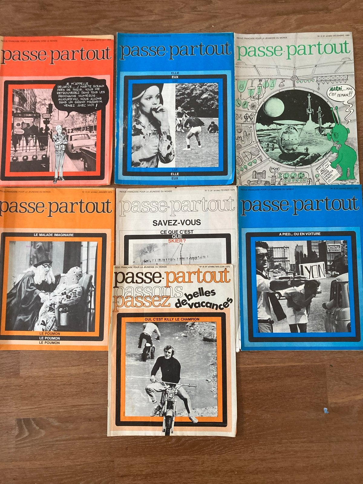 Passe Partout: Franse tijdschriften jaren '60-'70, Ophalen of Verzenden, Gelezen, Overige typen