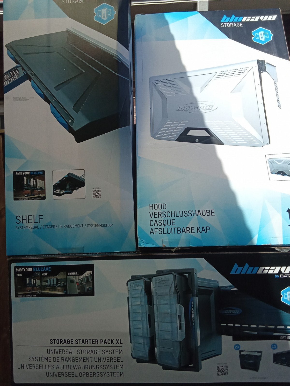 Blucave Opslagsysteem: Shelf, Hood & Starter Pack XL  partij, Ophalen of Verzenden, Nieuw
