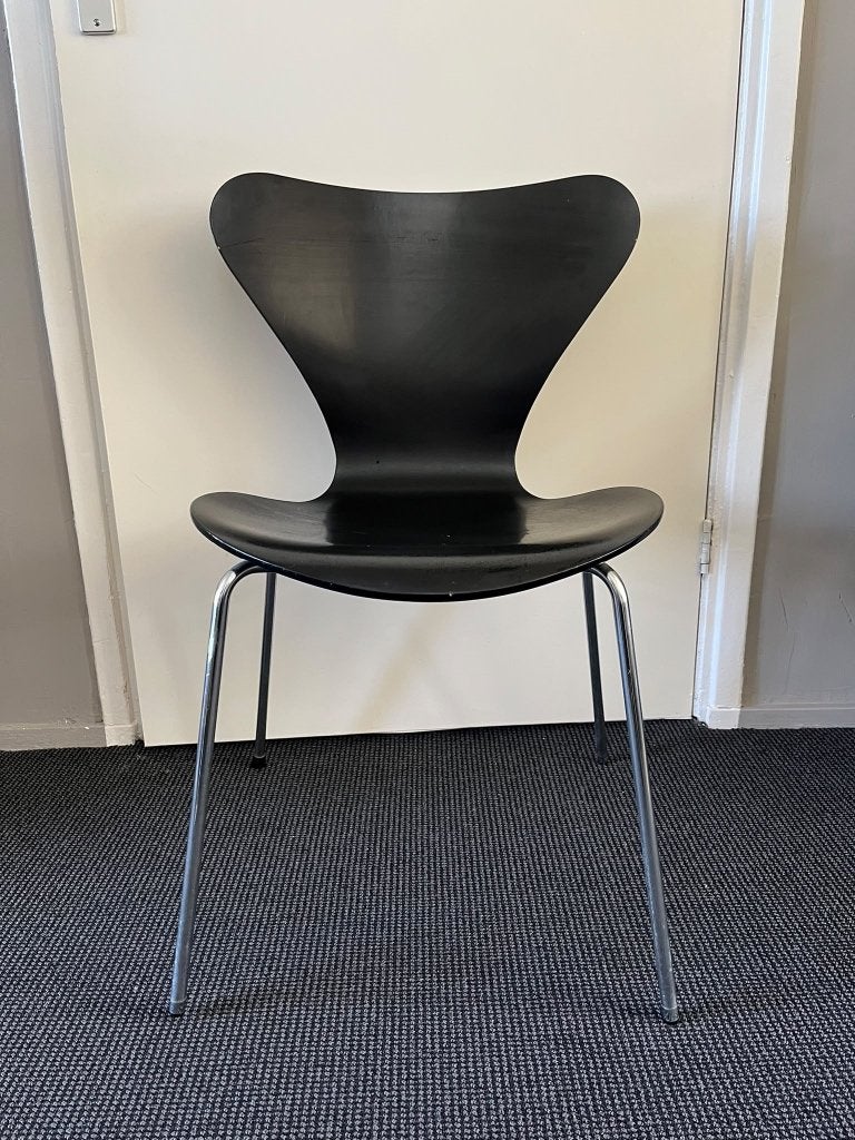 2x Fritz Hansen vlinderstoel, Ophalen, Gebruikt, Zwart, Twee