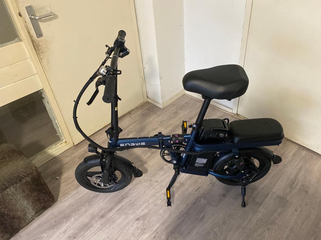 Elektrische vouwfiets een model is ENGWE T14, Fietsen en Brommers, Elektrische fietsen, Ophalen, Zo goed als nieuw