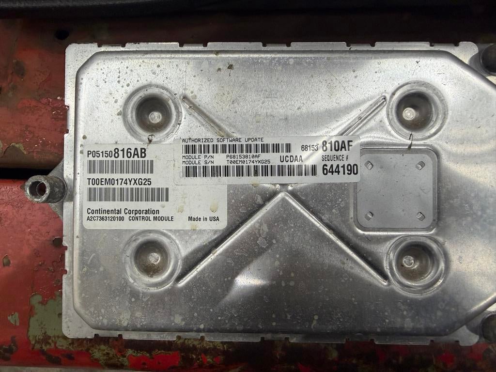 Dodge Ram Motor Computer ECU P05150816AB Continental, Ophalen of Verzenden, Gebruikt, Dodge