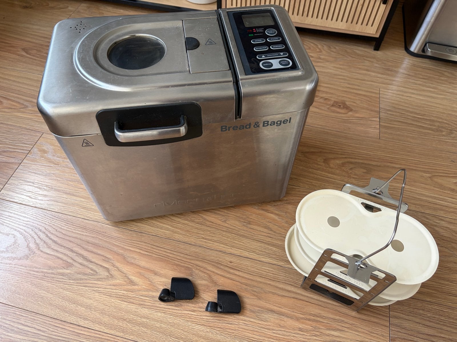 Riviera & Bar Broodbakmachine, Met timer, Verzenden, 800 tot 1200 gram deeg, Zo goed als nieuw