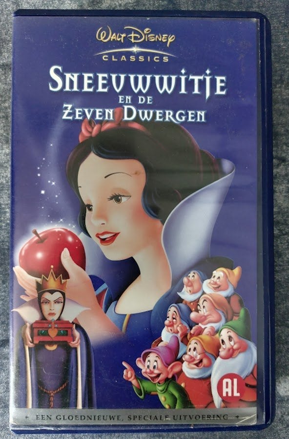 Sneeuwwitje en de zeven dwergen [5803]  [CDVHKi], Cd's en Dvd's, VHS | Kinderen en Jeugd, Alle leeftijden, Ophalen of Verzenden
