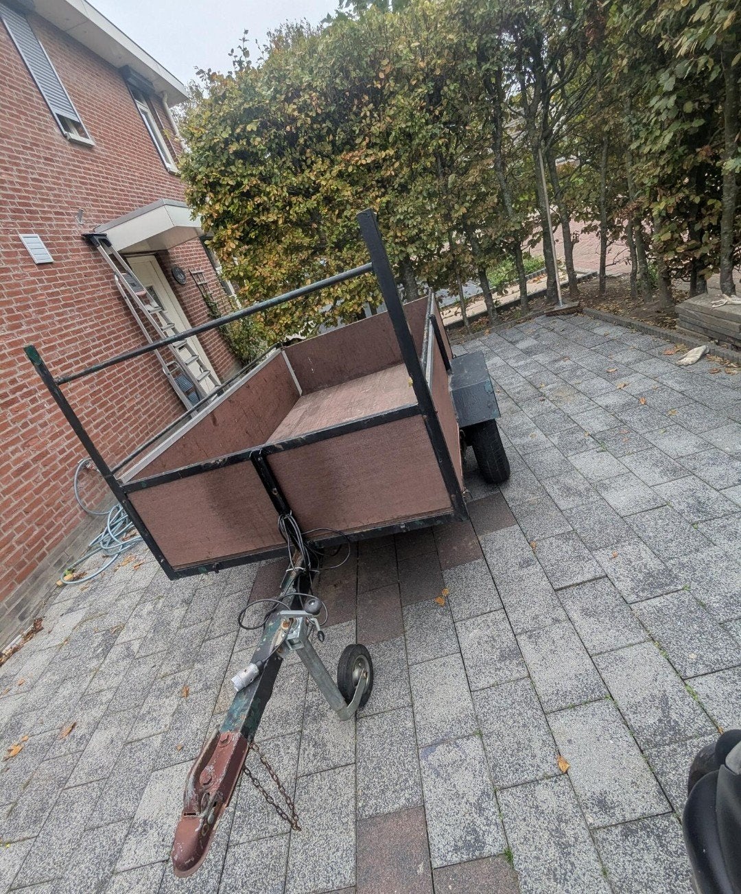 Stevige trailer 2m x 1m - Ideaal voor diverse klussen, Ophalen