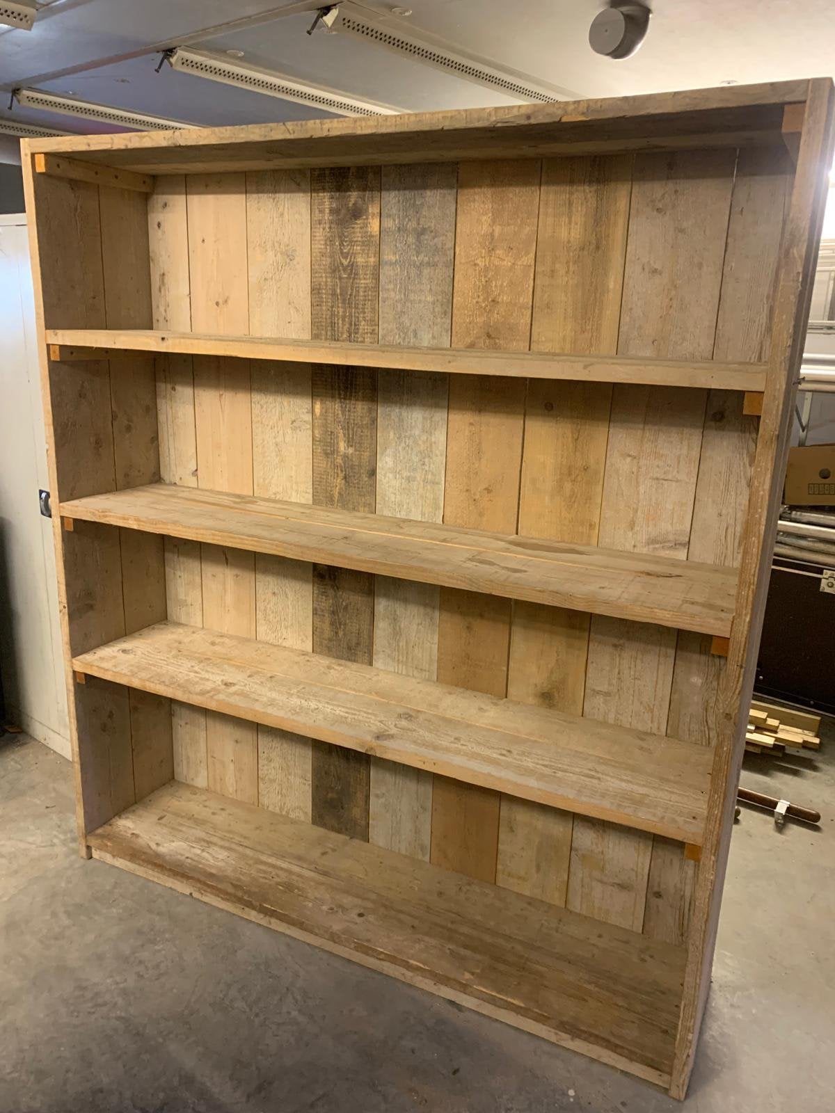 Tuinkast van steigerhout, room divider, wandkast, Tuin en Terras, Bergingen en Tuinkasten, Ophalen, Zo goed als nieuw, Hout, Overige typen