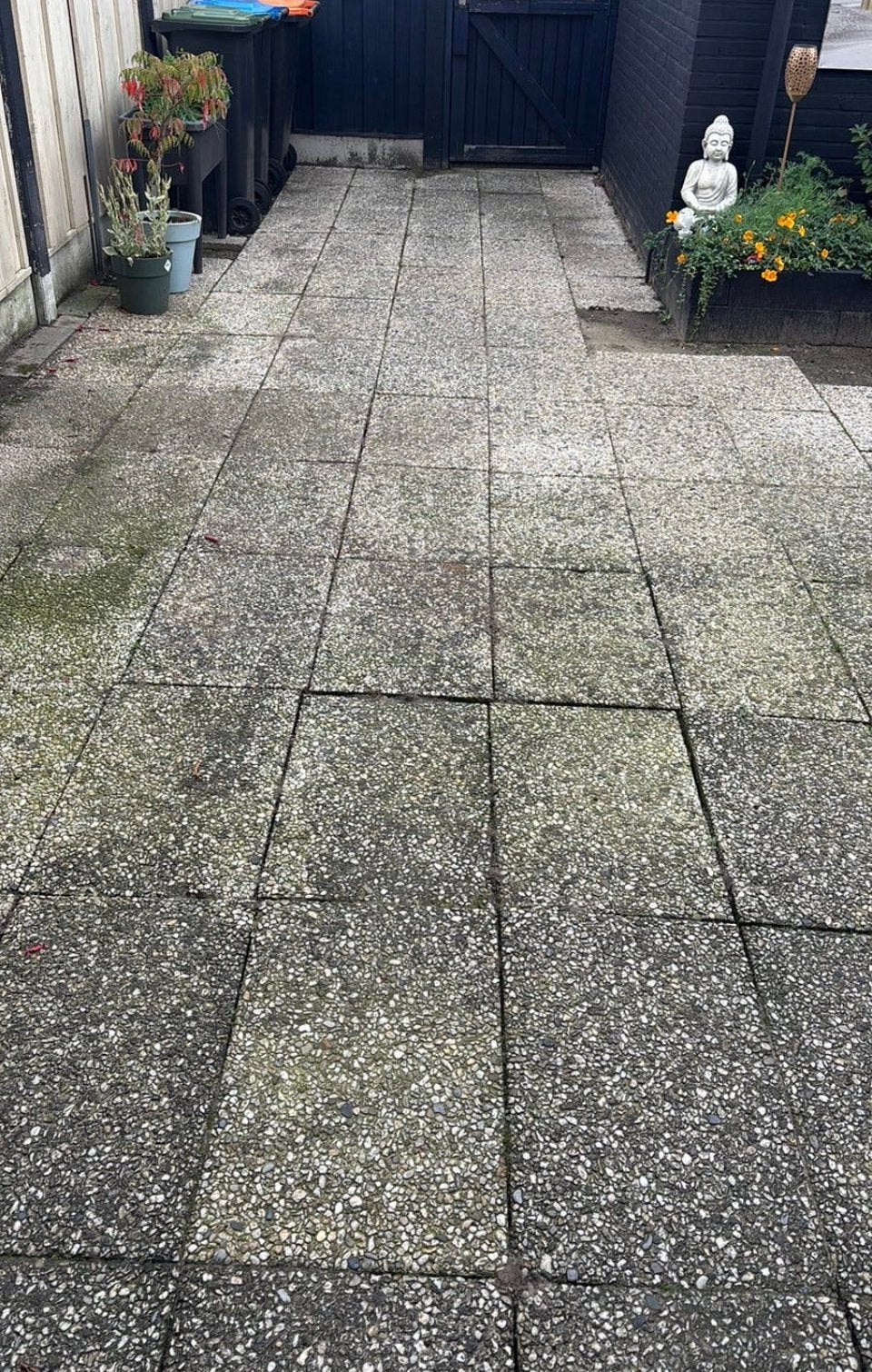 GRATIS 80 grindtegels 60x40 GRATIS, Ophalen, Gebruikt, Beton, Terrastegels