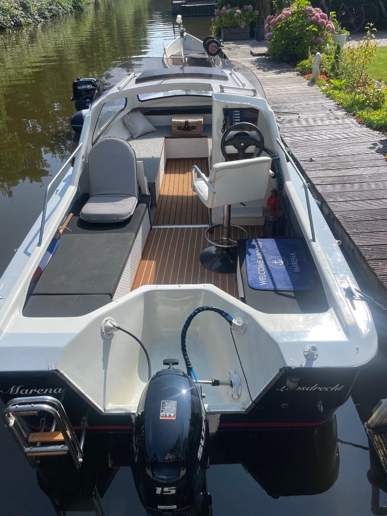 Fraaie Shetland kruiser met nieuwe 20 pk motor evt trailer, Watersport en Boten, Ophalen, Gebruikt
