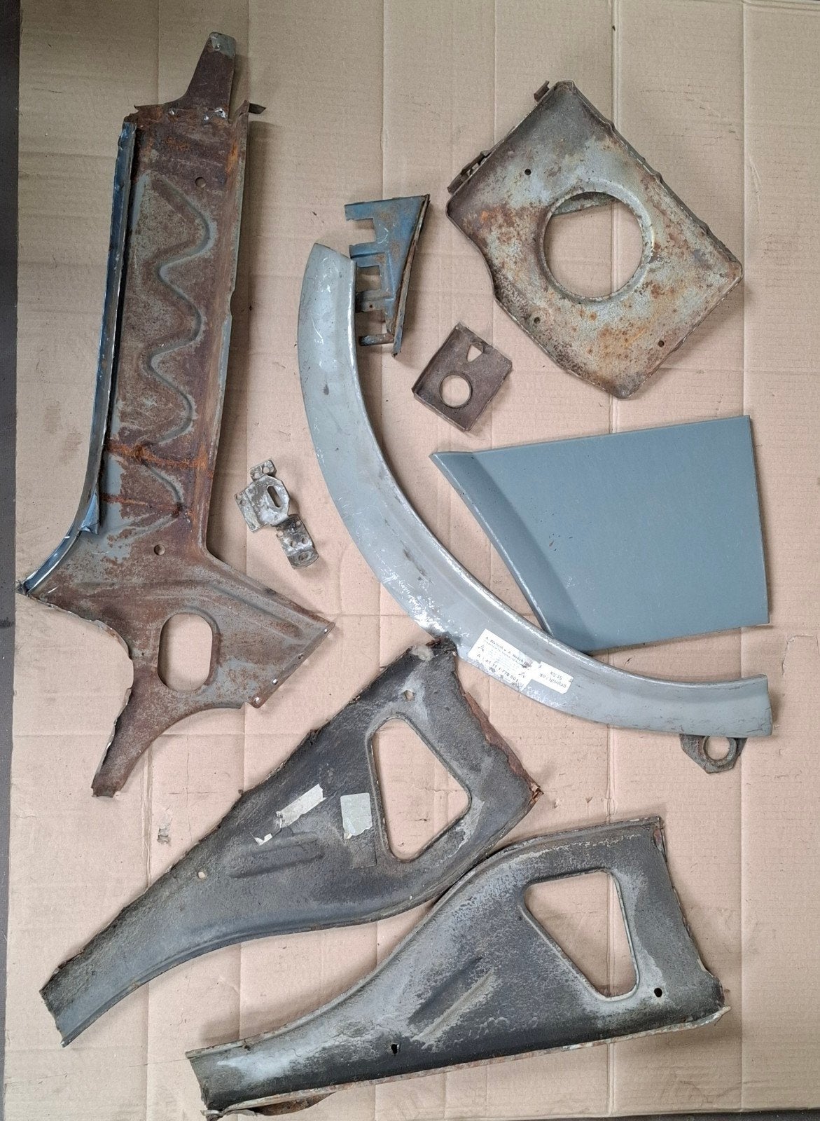Bmw e9, Ophalen, Bumper