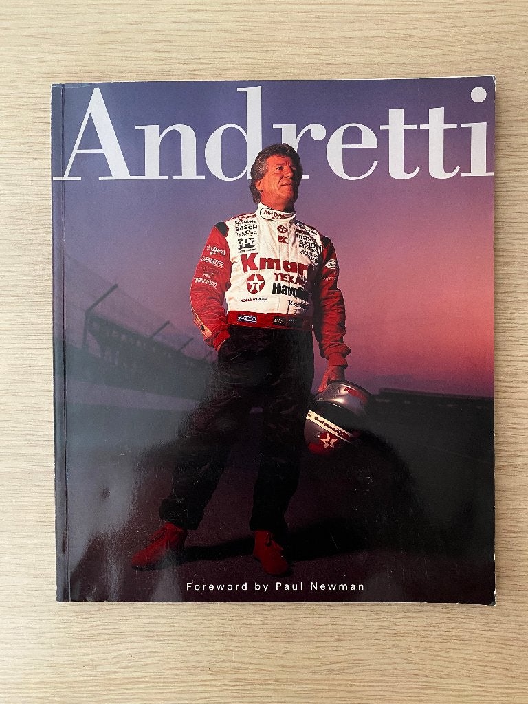 'Andretti' - Biografie & Fotoboek over Mario Andretti, Ophalen of Verzenden, Zo goed als nieuw, Algemeen
