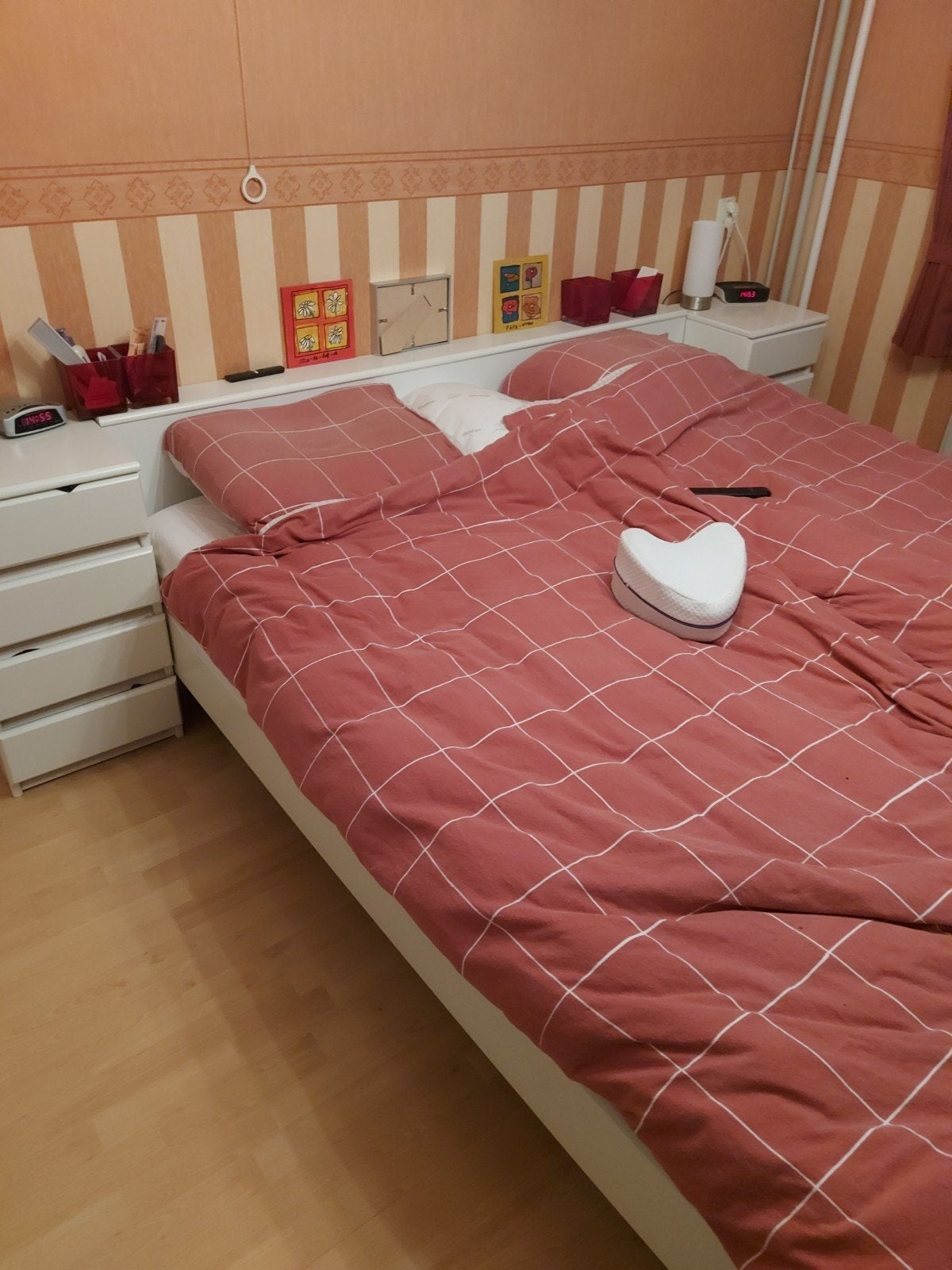 Bed 180 x 200  met ombouw, Tweepersoons, Ophalen of Verzenden, 180 cm, Hout