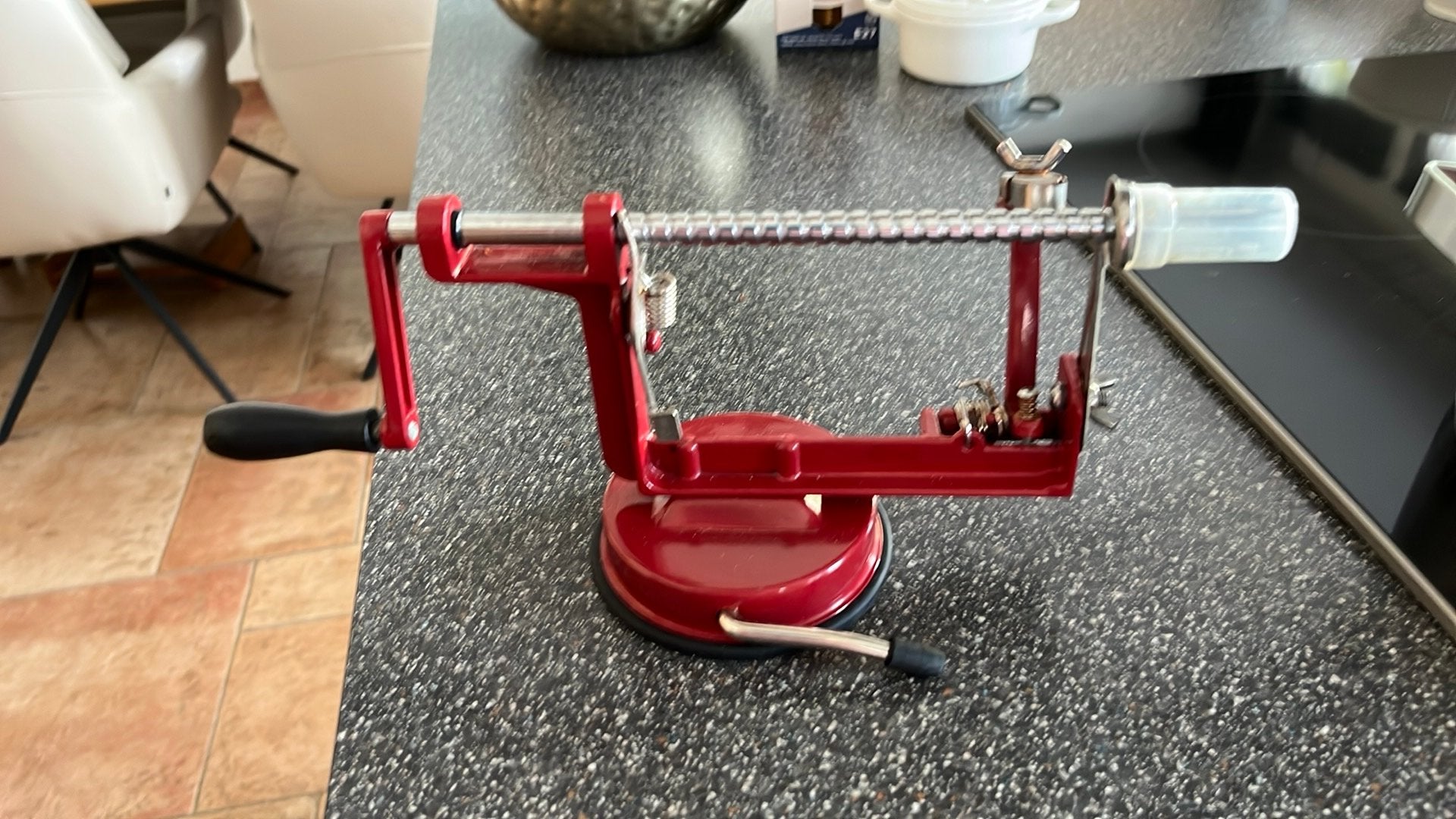 Appelschilmachine, Ophalen, Zo goed als nieuw