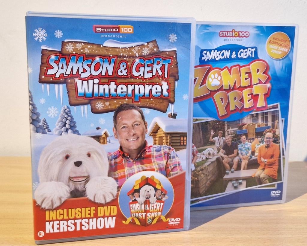 Samson & Gert Winterpret, Zomerpret + Kerstshow 2014 (DVD), Cd's en Dvd's, Alle leeftijden, Boxset, Ophalen of Verzenden, Zo goed als nieuw