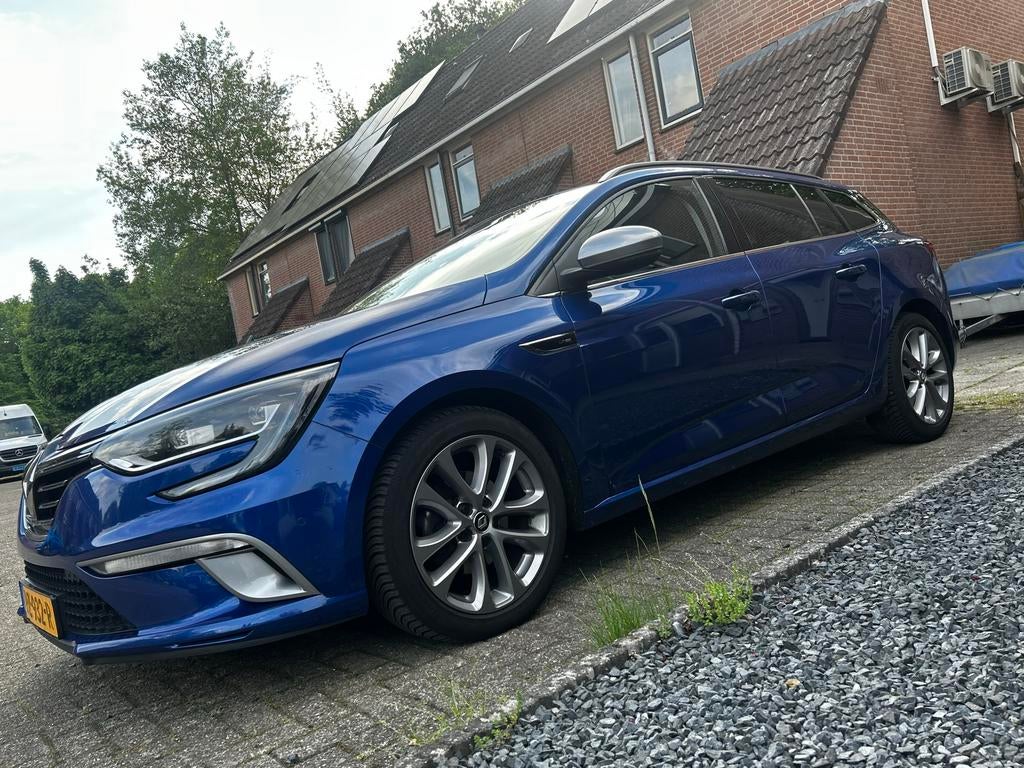 Renault megane estate 1.2 tce gt line 2017 automaat vol leer, Auto's, Renault, Particulier, Mégane, Benzine, Euro 6, Stationwagon