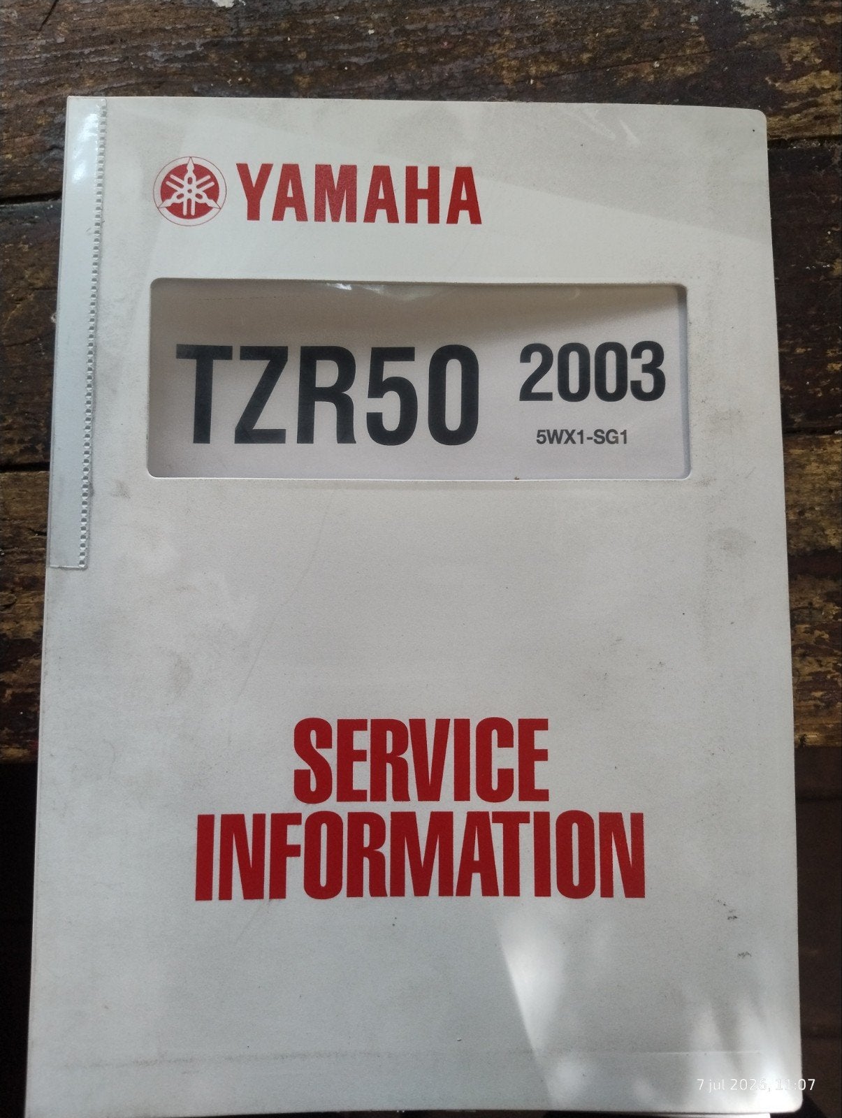 Yamaha TZR50 2003 Service Informatie Handboek, Verzenden, Yamaha