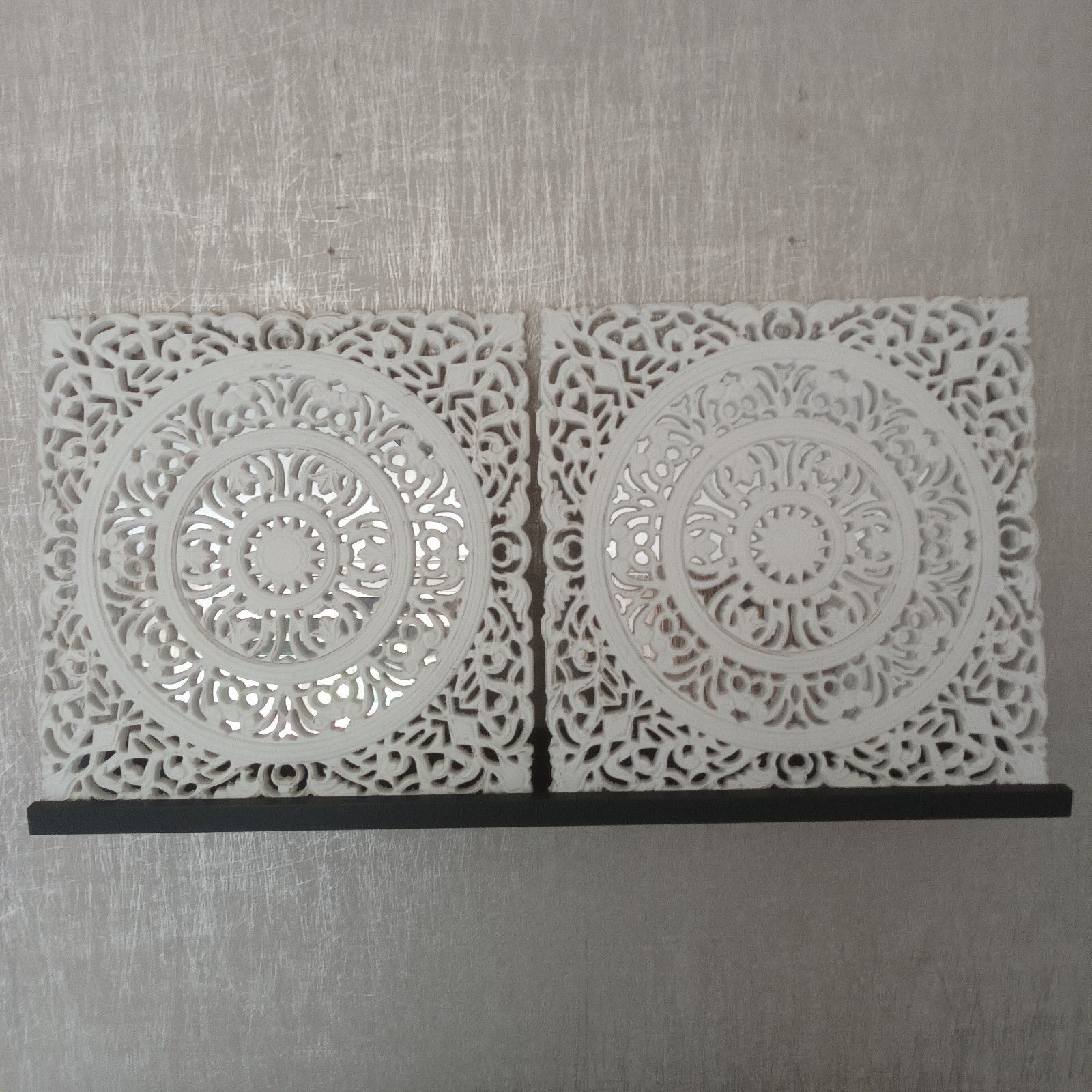 Nieuw Decoratieve wandpanelen met mandala patroon, Ophalen, Hout, Gebruikt, Boho