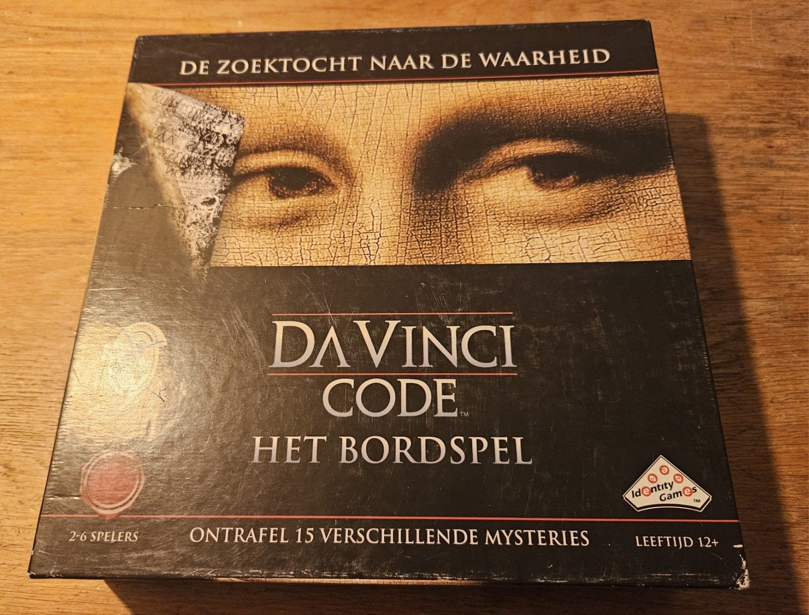 Da Vinci Code Het Bordspel - Ontrafel Mysterieuze Codes, Drie of vier spelers, Ophalen of Verzenden, Nieuw, Identity Games