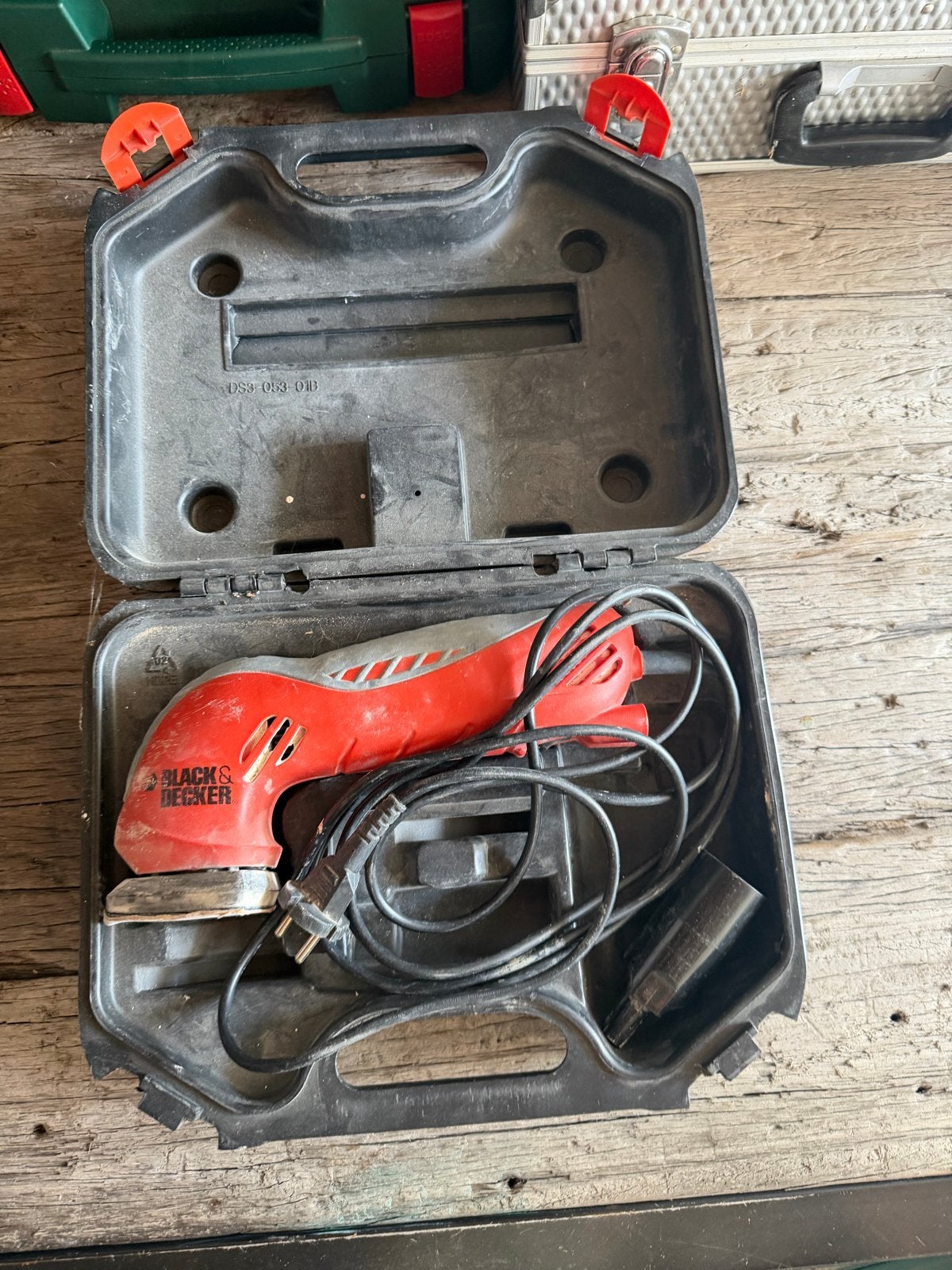 Black & Decker Driehoek Schuurmachine in Koffer, Ophalen of Verzenden, Gebruikt, Minder dan 600 watt, Overige typen
