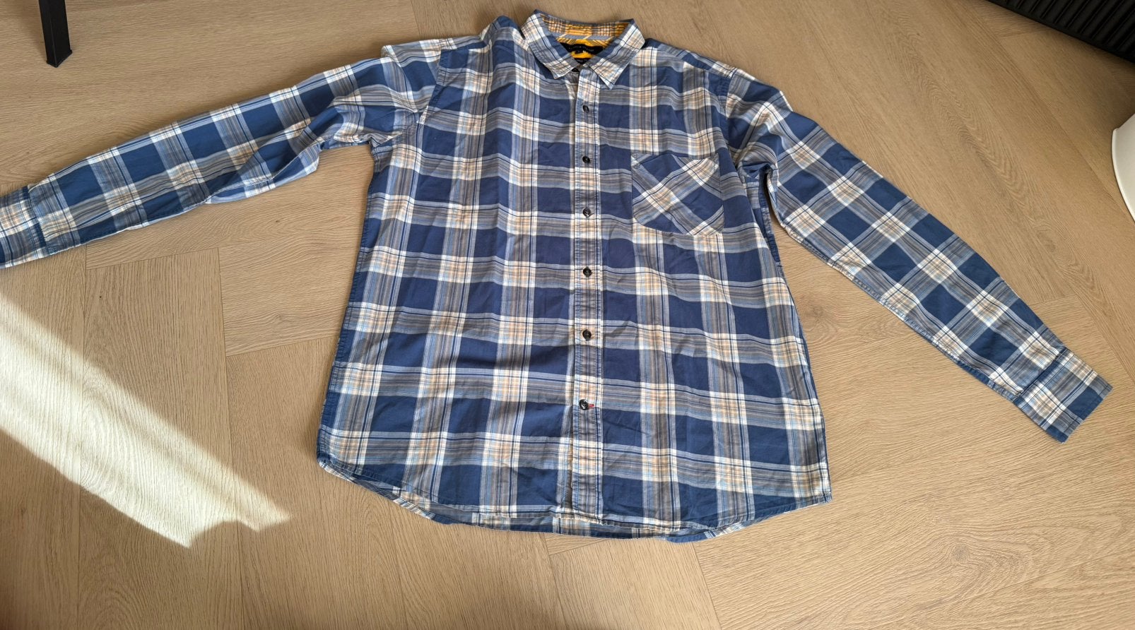 Tommy Hilfiger overhemd, Kleding | Heren, Overhemden, Ophalen of Verzenden, Zo goed als nieuw, Blauw, Halswijdte 41/42 (L)