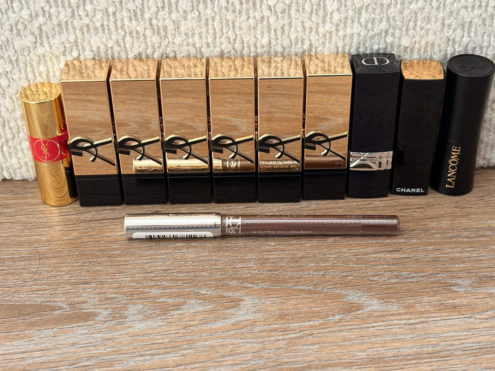 Miniatuur lipsticks YSL, Dior, Chanel, Lancôme, Nieuw, Ophalen of Verzenden, Make-up, Overige kleuren