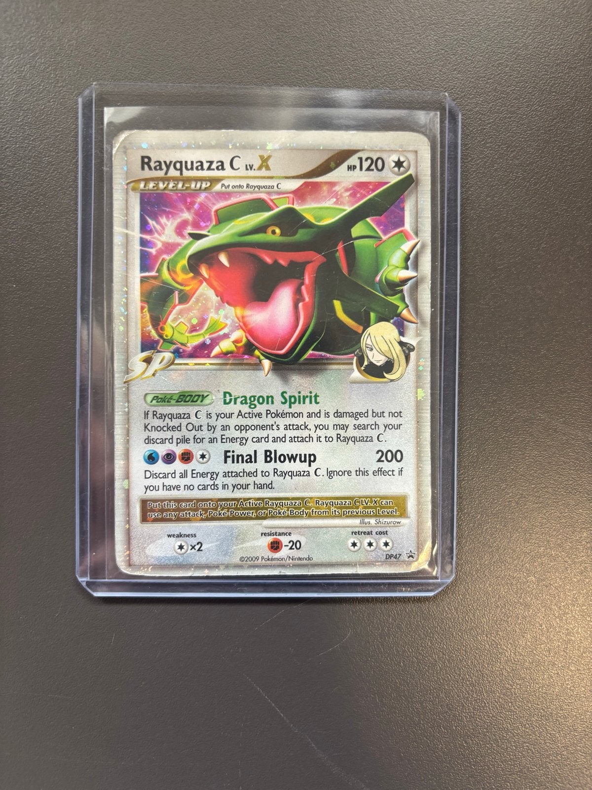 Rayquaza C Lv.X Promo, Ophalen of Verzenden, Gebruikt, Losse kaart, Foil