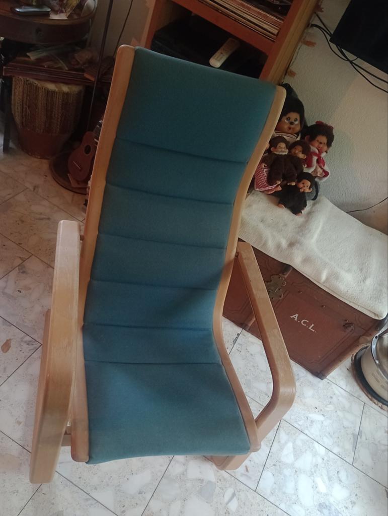 Swedese Yngve Ekström Lamello fauteuil, Huis en Inrichting, Ophalen, Gebruikt, Blauw, Eén