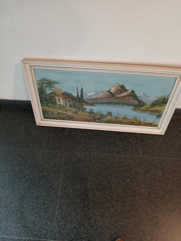 Olieverfschilderij, Ophalen of Verzenden, Gebruikt, Minder dan 50 cm, Schilderij