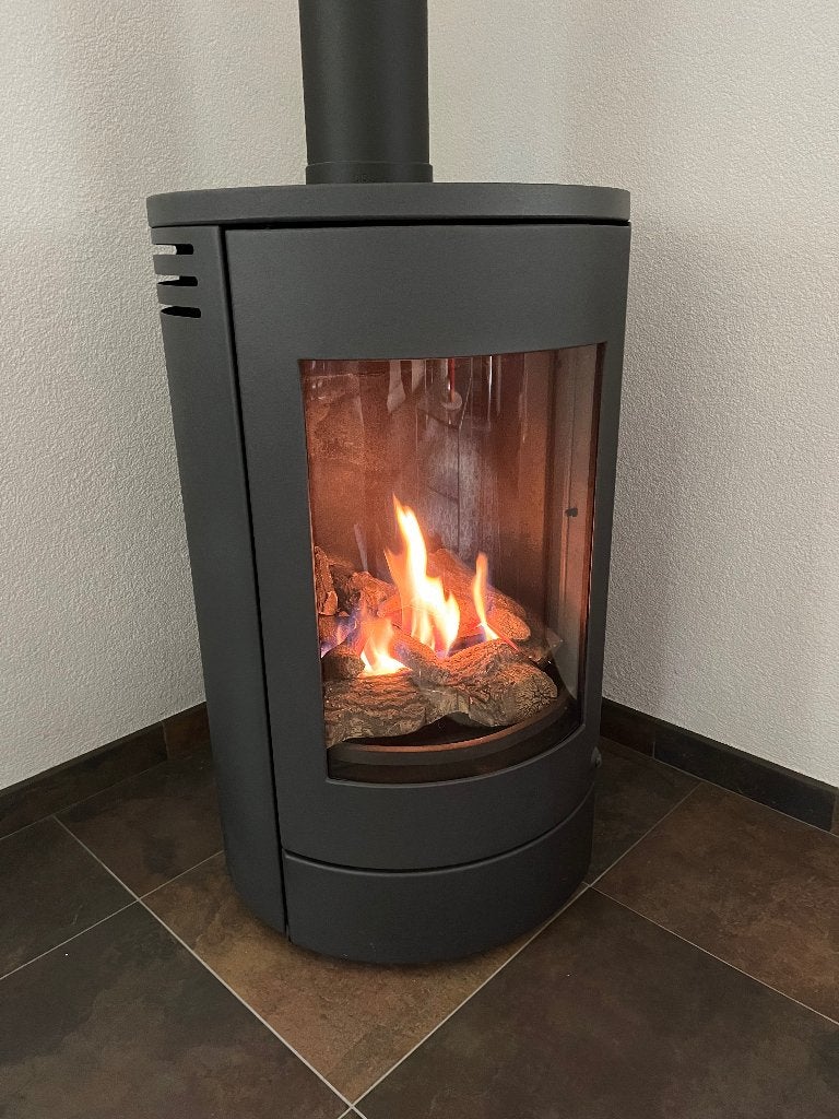 Gaskachel, Ophalen, Gebruikt, Gas, Vrijstaand