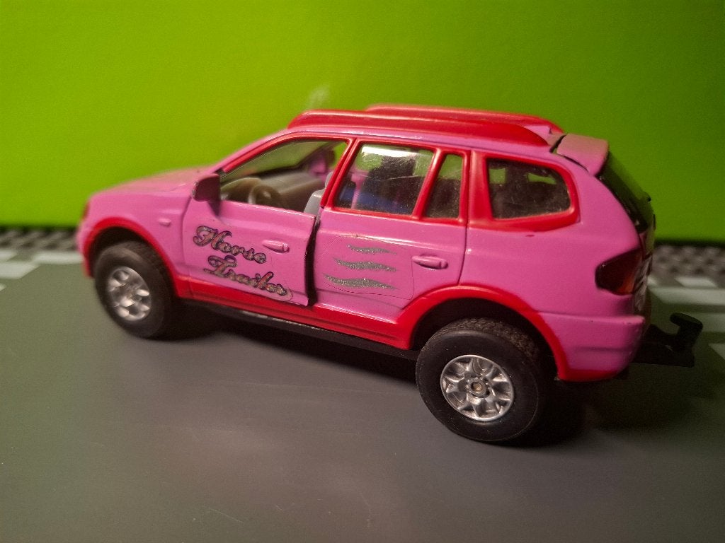 Dickie - BMW X3 [roze] 1/40, Ophalen of Verzenden, Gebruikt, Auto