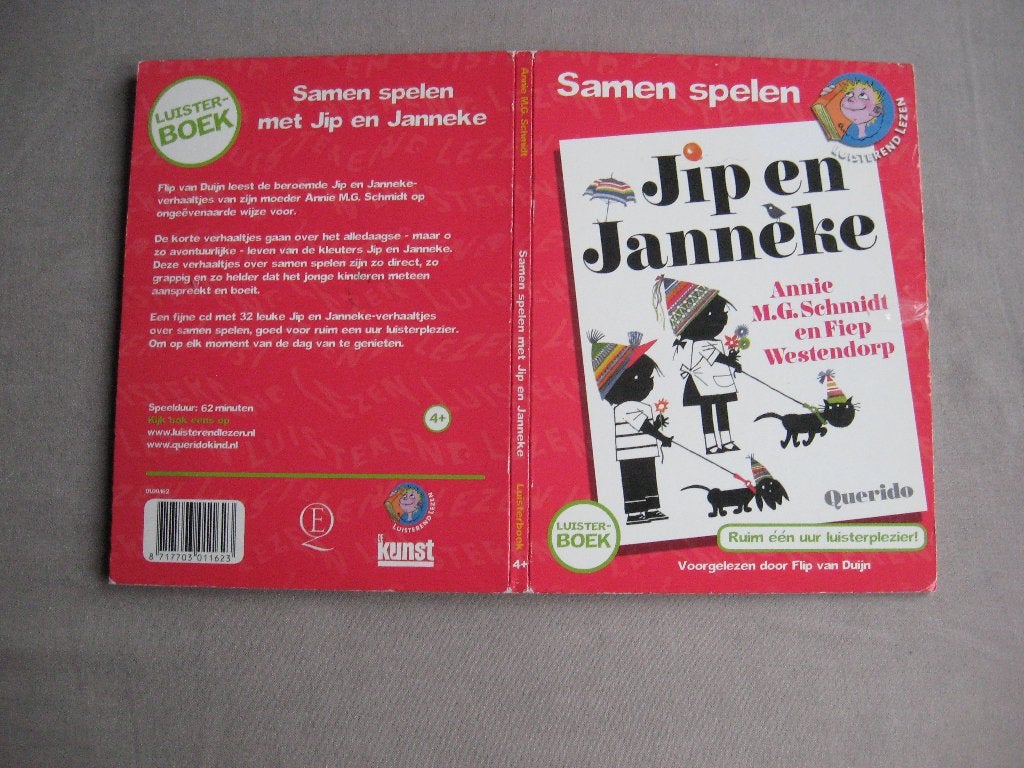 Luisterb Samen spelen - Jip en Janneke (voorl. Flip v Duijn), Ophalen of Verzenden, Annie M.G. Schmidt, Cd