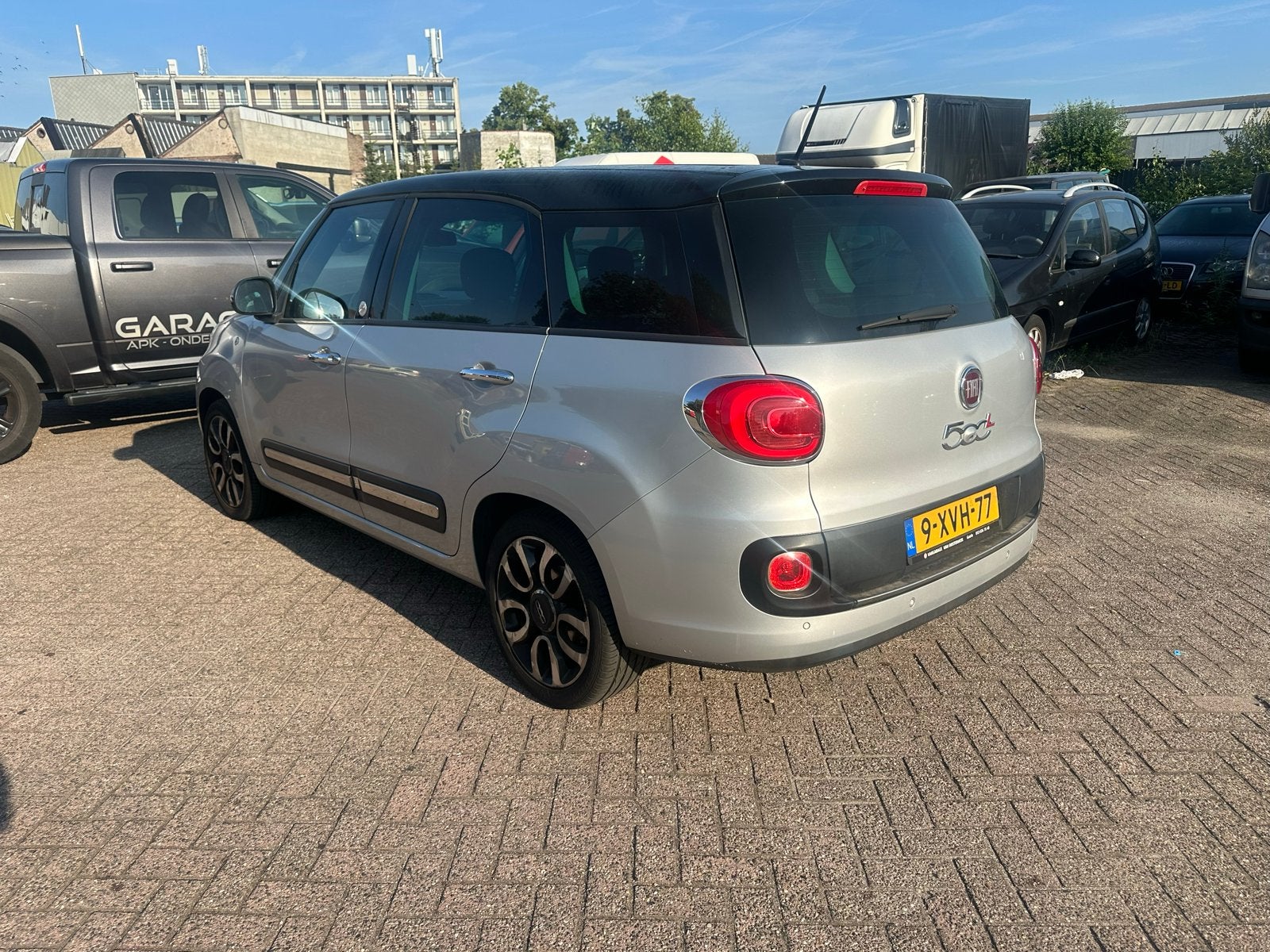 Fiat 500L 0.9 Twinair Living 7P 2014 Grijs, 1295 kg, 7 stoelen, Origineel Nederlands, Bedrijf