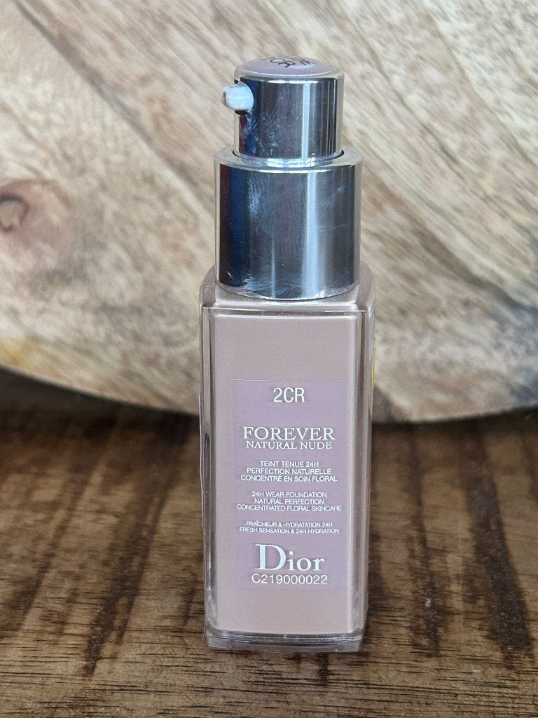 Dior Forever Natural Nude Foundation 2CR, Gehele gezicht, Beige, Ophalen of Verzenden, Zo goed als nieuw