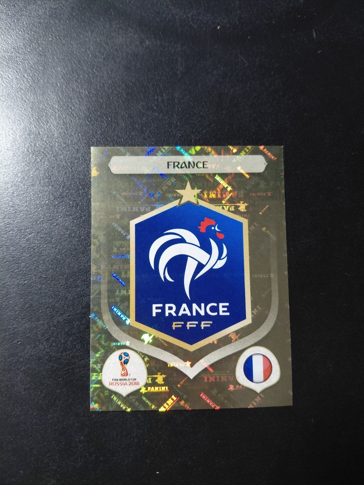 Frankrijk logo/badge (panini wk 2018), Verzenden, Nieuw, Buitenlandse clubs, Poster, Plaatje of Sticker