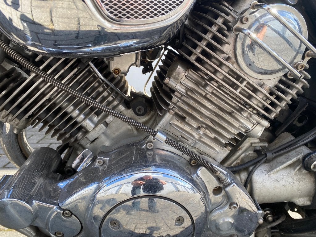 Yamaha XV750 Virago 18K kms in orginele staat, 750 cc, Cardan-aandrijving, 2 cilinders, Gebruikt