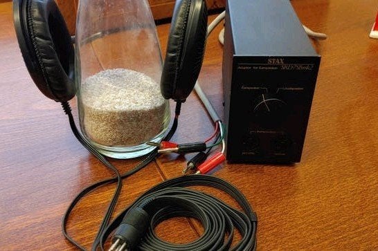 Stax sr gamma  met srd7sbmk2, Audio, Tv en Foto, Koptelefoons, Ophalen of Verzenden, Gebruikt, Overige merken