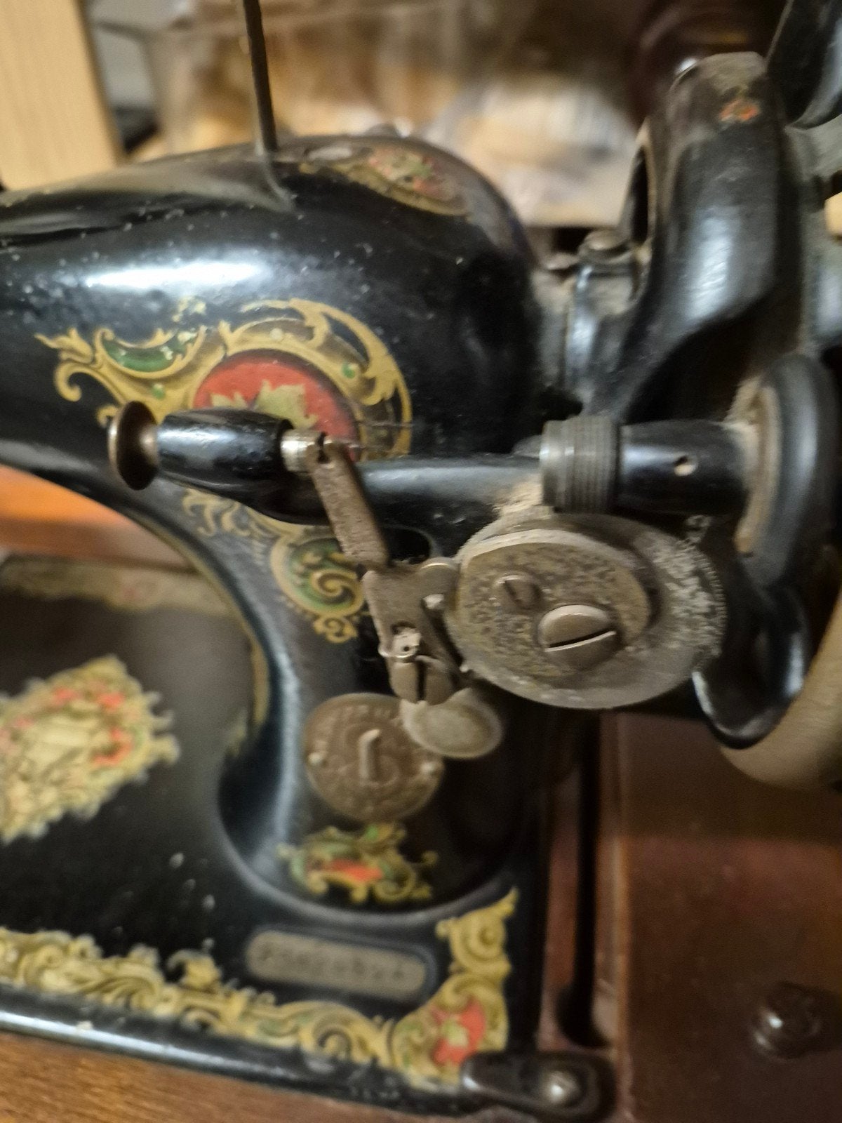 Vintage Singer naaimachine - decoratief object, Ophalen