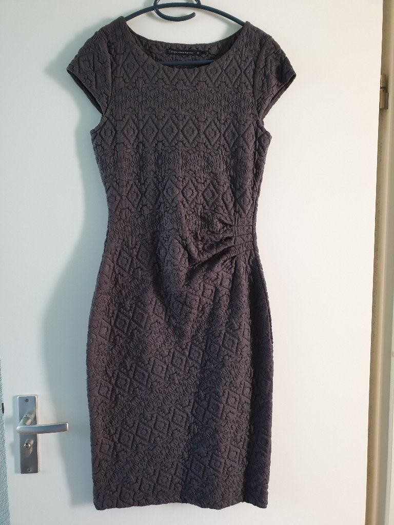 Grijze stretch jurk, Steps, maat S, Nieuw, Ophalen of Verzenden, Steps, Maat 36 (S)