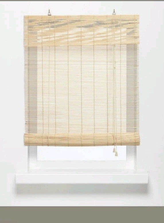 Nieuw Wit Rieten Rolgordijn 60x160 cm, Ophalen, Rolgordijn, Wit, Nieuw