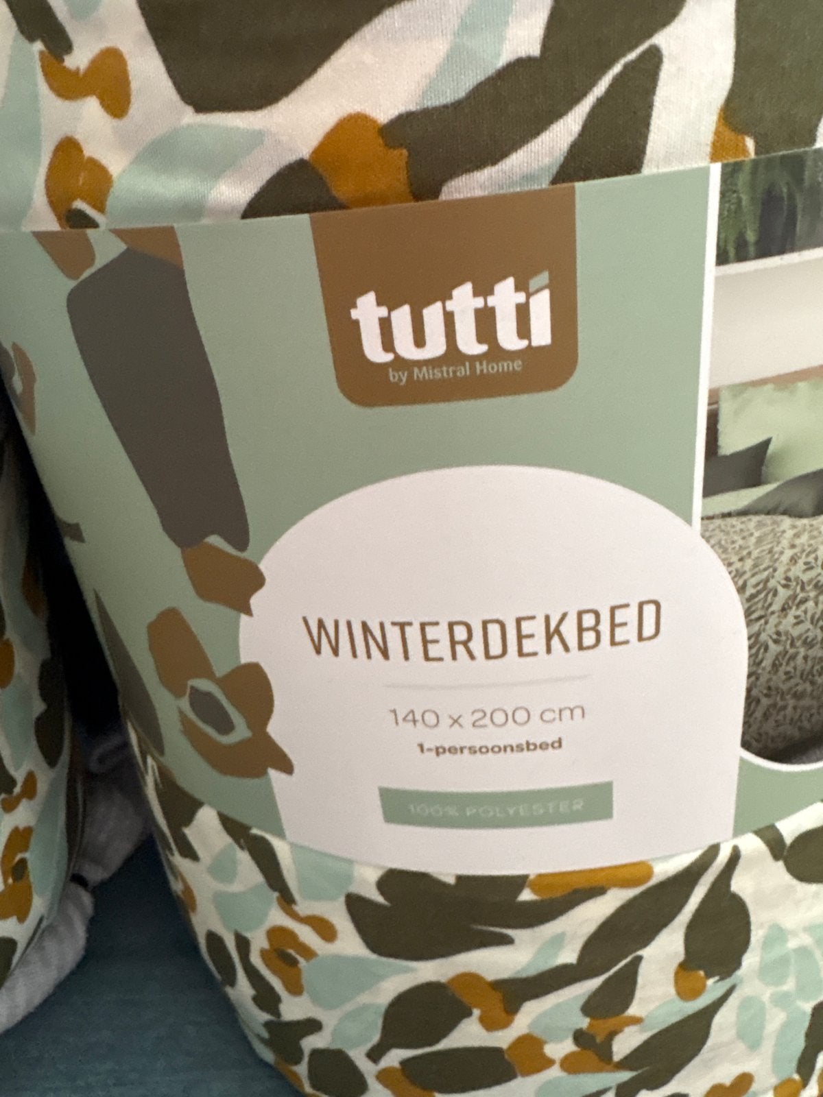 Tutti by Mistral Home Winterdekbed 1-persoons polyester, Ophalen, Eenpersoons, Meerkleurig, Nieuw