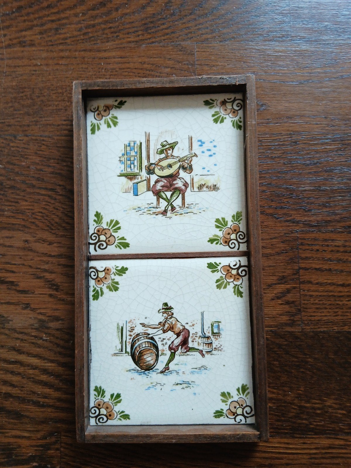 Vintage tegelplateau Makkum, Antiek en Kunst, Ophalen of Verzenden