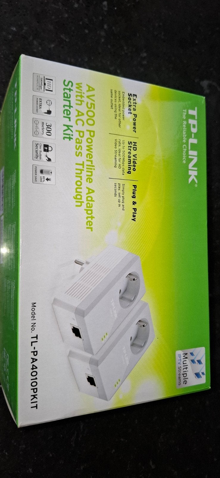 Nieuwe TP-LINK AV500 Powerline Starter Kit Mod TL-PA4010PKIT, Ophalen of Verzenden, Nieuw