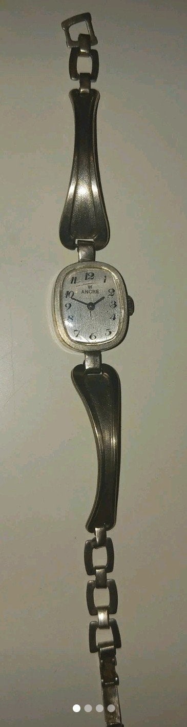 Vintage Ancre dameshorloge - Zilver, Sieraden, Tassen en Uiterlijk, Ophalen of Verzenden