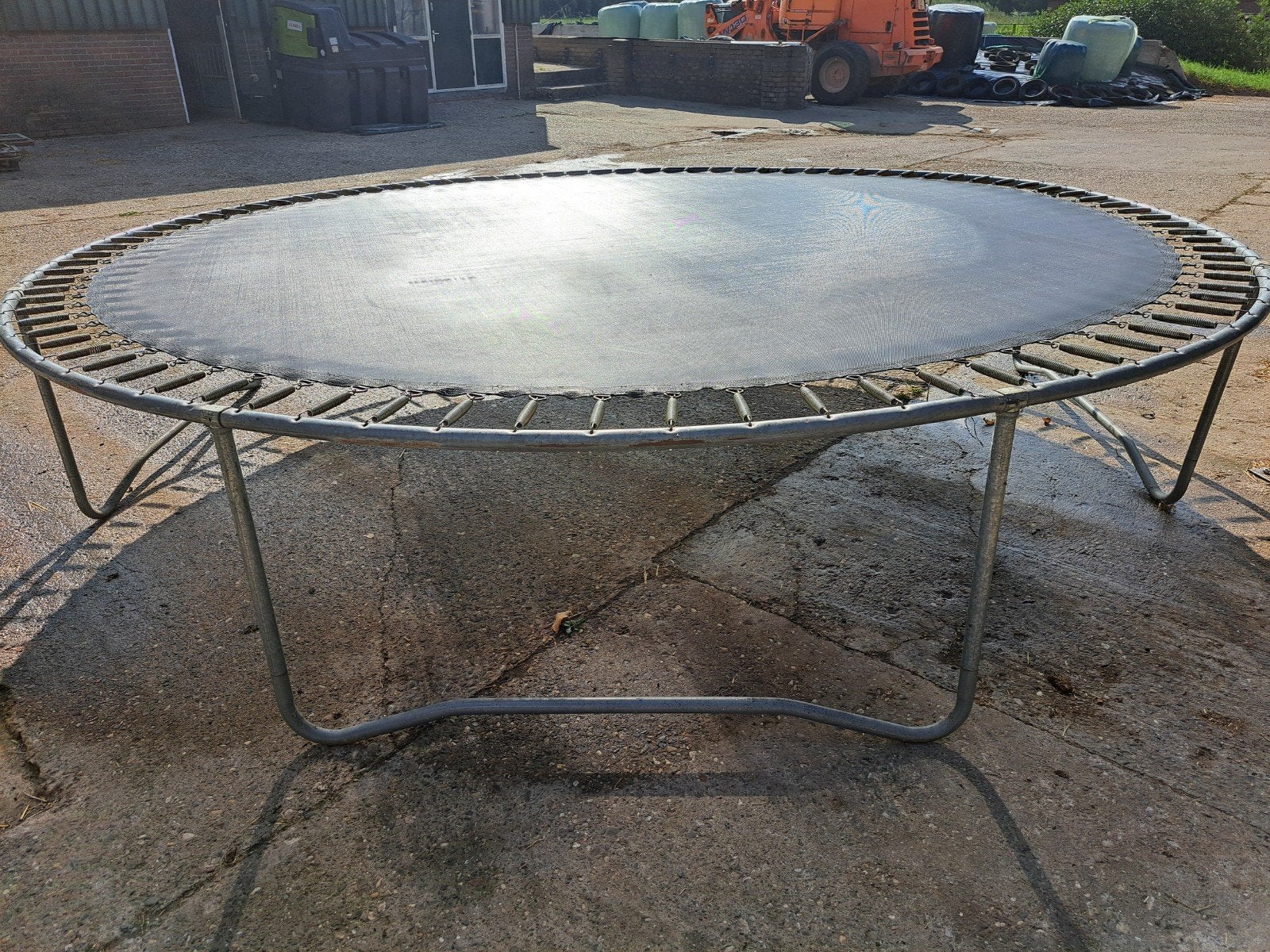 trampoline, Ophalen