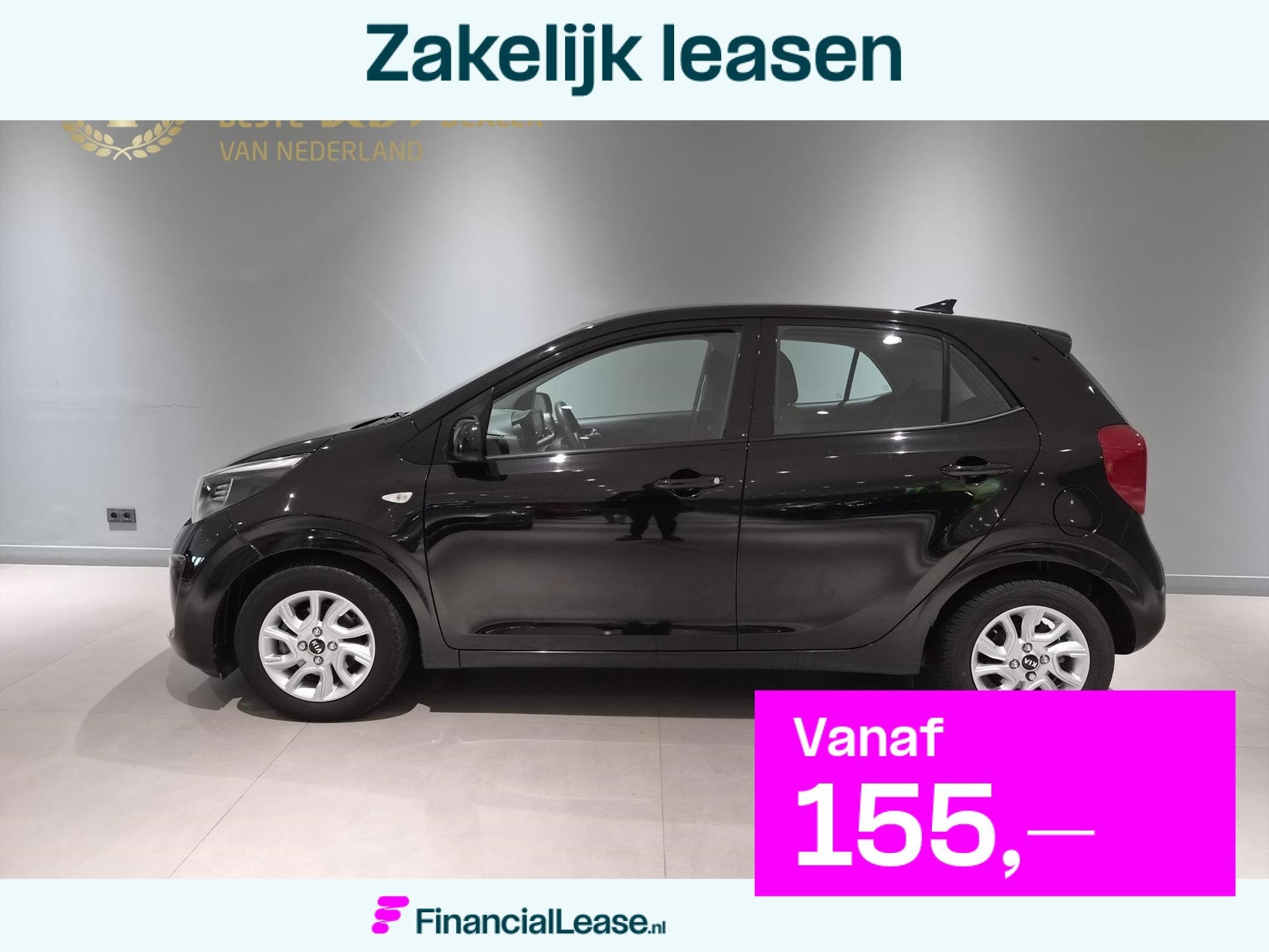 KIA Picanto 1.0 CVVT 5Ds ComfortPlusLine Navigator Airco/ Na, Voorwielaandrijving, Stof, Gebruikt, 4 stoelen