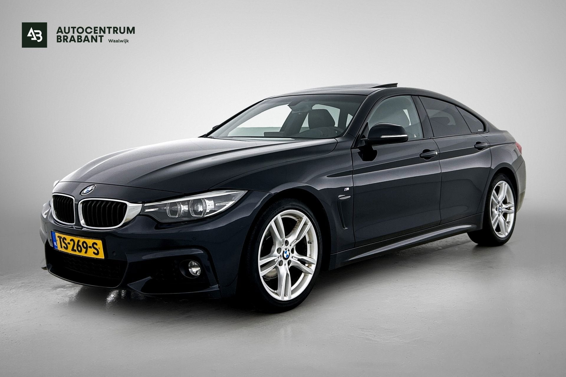 BMW 4-serie Gran Coupé 418i High Executive (PANORAMADAK, ST, Auto's, Automaat, Gebruikt, Alcantara, Zwart