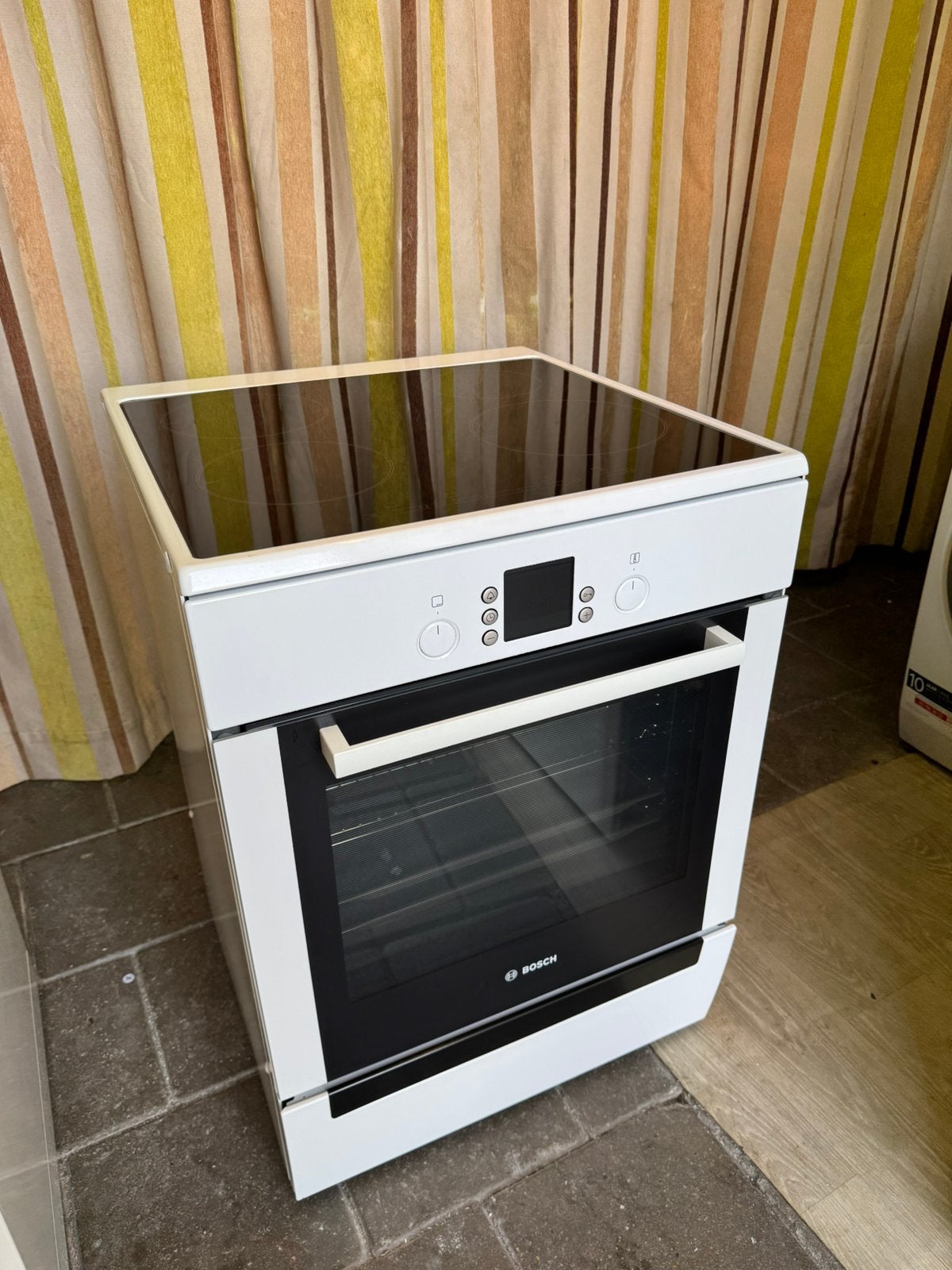 Inductie Fornuis | Bosch | 3D HeteLucht | Schoon en Goed, Ophalen, Gebruikt, Hete lucht, Bosch