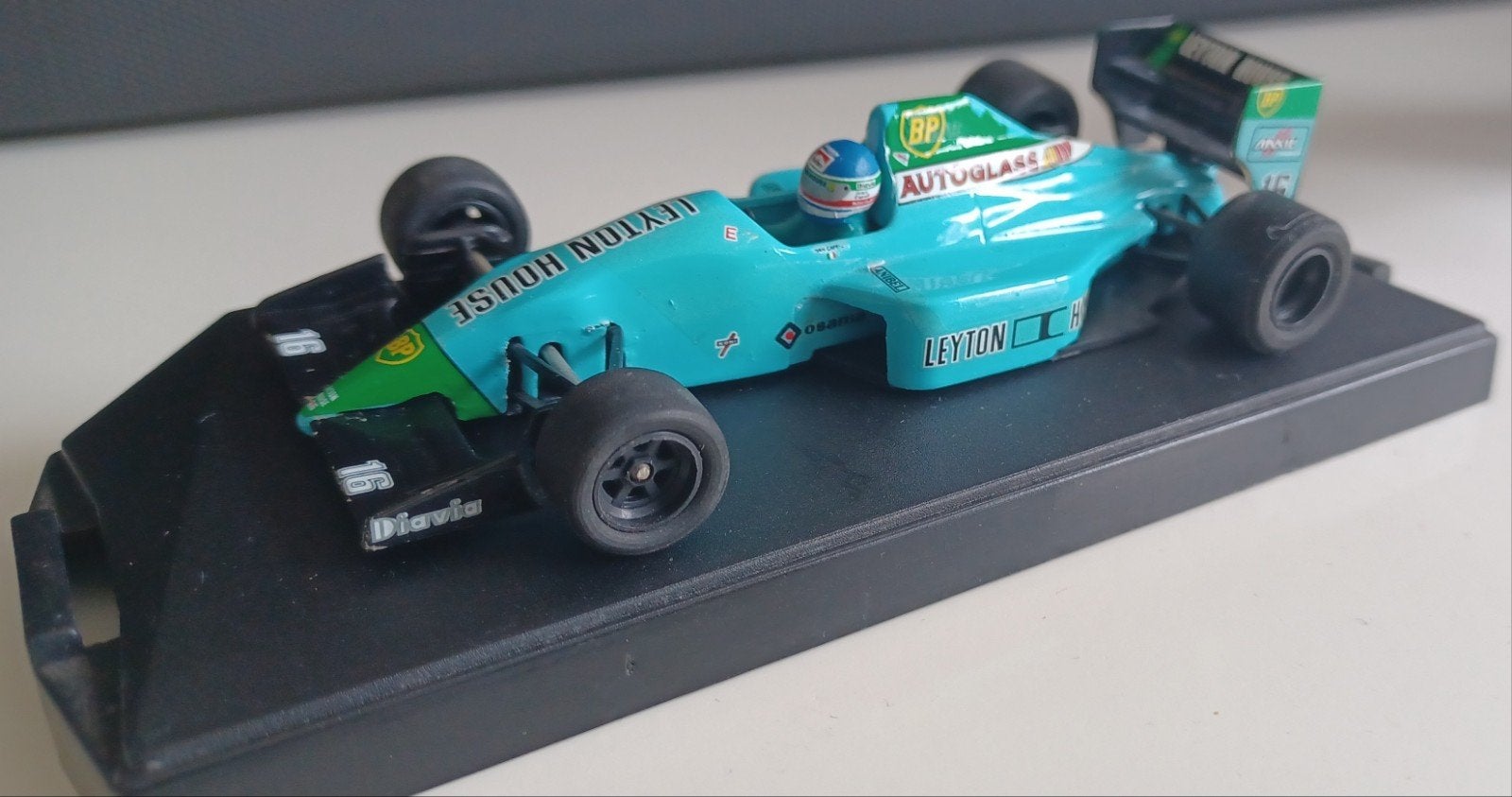 Onyx 088 Leyton House Formule 1 CG901 Ivan Capelli, Hobby en Vrije tijd, Modelauto's | 1:43, Ophalen of Verzenden, Gebruikt, Auto